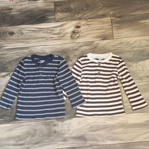 Lot of 2 Garanimals Striped Shirts